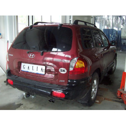 H060C GALIA Полностью оцинкованный фаркоп на Hyundai Santa Fe 2001-2006, в т.ч. Santa Fe Classic 2007-2013. Тип шара: C (горизонтальный съемный). Установка без снятия и выр