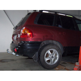 H060C GALIA Полностью оцинкованный фаркоп на Hyundai Santa Fe 2001-2006, в т.ч. Santa Fe Classic 2007-2013. Тип шара: C (горизонтальный съемный). Установка без снятия и выр