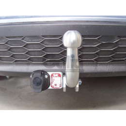 H082C GALIA Полностью оцинкованный фаркоп на Honda Civic хетчбек 5 дверей 2006-2012, 2 выхлопные трубы. Тип шара: C (горизонтальный съемный). Подрезка бампер