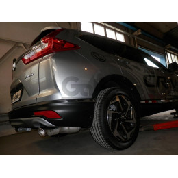 H105C GALIA Полностью оцинкованный фаркоп на Honda CR-V V 2017-2022. Тип шара: C (горизонтальный съемный). Невидимый вырез бампера. Нагрузки: 2000/100 кг, масса 