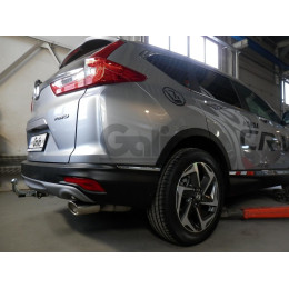 H105C GALIA Полностью оцинкованный фаркоп на Honda CR-V V 2017-2022. Тип шара: C (горизонтальный съемный). Невидимый вырез бампера. Нагрузки: 2000/100 кг, масса 
