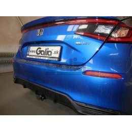 H111A GALIA Полностью оцинкованный фаркоп на Honda Civic хетчбек 5 дверей 2022-. Тип шара: A. Невидимый вырез бампера. Нагрузки: 1000/75 кг, масса фаркопа 15,72 к