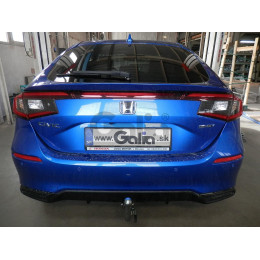 H111A GALIA Полностью оцинкованный фаркоп на Honda Civic хетчбек 5 дверей 2022-. Тип шара: A. Невидимый вырез бампера. Нагрузки: 1000/75 кг, масса фаркопа 15,72 к