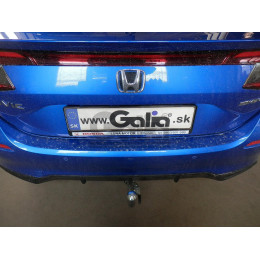 H111A GALIA Полностью оцинкованный фаркоп на Honda Civic хетчбек 5 дверей 2022-. Тип шара: A. Невидимый вырез бампера. Нагрузки: 1000/75 кг, масса фаркопа 15,72 к