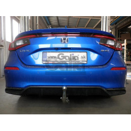 H111A GALIA Полностью оцинкованный фаркоп на Honda Civic хетчбек 5 дверей 2022-. Тип шара: A. Невидимый вырез бампера. Нагрузки: 1000/75 кг, масса фаркопа 15,72 к