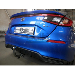 H111A GALIA Полностью оцинкованный фаркоп на Honda Civic хетчбек 5 дверей 2022-. Тип шара: A. Невидимый вырез бампера. Нагрузки: 1000/75 кг, масса фаркопа 15,72 к