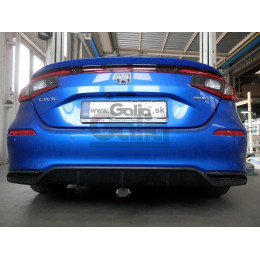 H111A GALIA Полностью оцинкованный фаркоп на Honda Civic хетчбек 5 дверей 2022-. Тип шара: A. Невидимый вырез бампера. Нагрузки: 1000/75 кг, масса фаркопа 15,72 к
