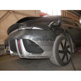 H113C GALIA Полностью оцинкованный фаркоп на Hyundai Ioniq 6 2022-. Подрозетник убирается за бампер. Тип шара: C (горизонтальный съемный). Невидимый вырез 