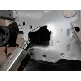 H114A GALIA Полностью оцинкованный фаркоп на Honda ZR-V 2023-. Подрозетник убирается за бампер. Тип шара: A. Невидимый вырез бампера. Нагрузки: 1000/75 кг, ма