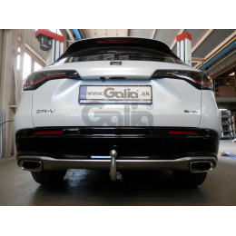 H114A GALIA Полностью оцинкованный фаркоп на Honda ZR-V 2023-. Подрозетник убирается за бампер. Тип шара: A. Невидимый вырез бампера. Нагрузки: 1000/75 кг, ма