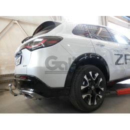 H114A GALIA Полностью оцинкованный фаркоп на Honda ZR-V 2023-. Подрозетник убирается за бампер. Тип шара: A. Невидимый вырез бампера. Нагрузки: 1000/75 кг, ма