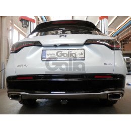 H114A GALIA Полностью оцинкованный фаркоп на Honda ZR-V 2023-. Подрозетник убирается за бампер. Тип шара: A. Невидимый вырез бампера. Нагрузки: 1000/75 кг, ма