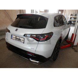 H114A GALIA Полностью оцинкованный фаркоп на Honda ZR-V 2023-. Подрозетник убирается за бампер. Тип шара: A. Невидимый вырез бампера. Нагрузки: 1000/75 кг, ма