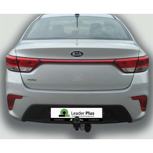 H228-A Лидер-плюс ТСУ для Hyundai Solaris 2 седан 2017-2022, Kia Rio 4 седан 2017-2020 без снятия и выреза бампера. Нагрузки: 1200/75 кг, масса фаркопа 14,1 кг (без электрики в комплекте)