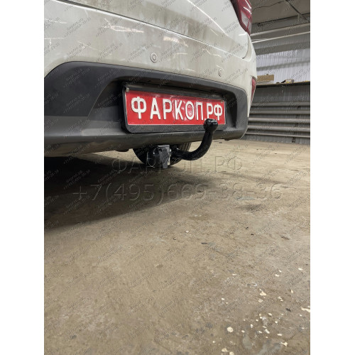 H228-A Лидер-плюс ТСУ для Hyundai Solaris 2 седан 2017-2022, Kia Rio 4 седан 2017-2020 без снятия и выреза бампера. Нагрузки: 1200/75 кг, масса фаркопа 14,1 кг (без электрики в комплекте)