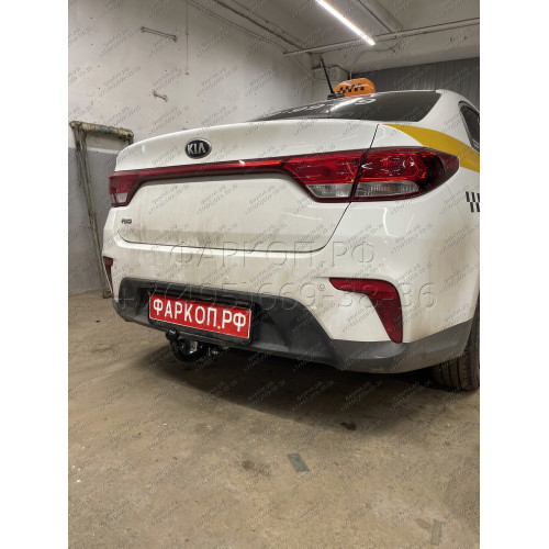 H228-A Лидер-плюс ТСУ для Hyundai Solaris 2 седан 2017-2022, Kia Rio 4 седан 2017-2020 без снятия и выреза бампера. Нагрузки: 1200/75 кг, масса фаркопа 14,1 кг (без электрики в комплекте)