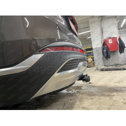 HSF-21-991122.00 PT GROUP Фаркоп на Hyundai Santa Fe IV рестайлинг 2021-2023, Kia Sorento 2020-2024 без подрезки бампера. Тип шара: E (легкосъемный шар под квадрат). Нагрузки: 280