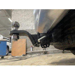 HSF-21-991122.00 PT GROUP Фаркоп на Hyundai Santa Fe IV рестайлинг 2021-2023, Kia Sorento 2020-2024 без подрезки бампера. Тип шара: E (легкосъемный шар под квадрат). Нагрузки: 280