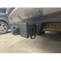 HSF-21-991122.00 PT GROUP Фаркоп на Hyundai Santa Fe IV рестайлинг 2021-2023, Kia Sorento 2020-2024 без подрезки бампера. Тип шара: E (легкосъемный шар под квадрат). Нагрузки: 280