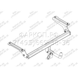 HV 03 AVTOS Фаркоп на Haval F7 2019-2024, Haval F7x 2019-2024 без снятия и подрезки бампера. Тип шара: A. Нагрузки: 1500/100 кг, масса фаркопа 17 кг (без электрики в компле
