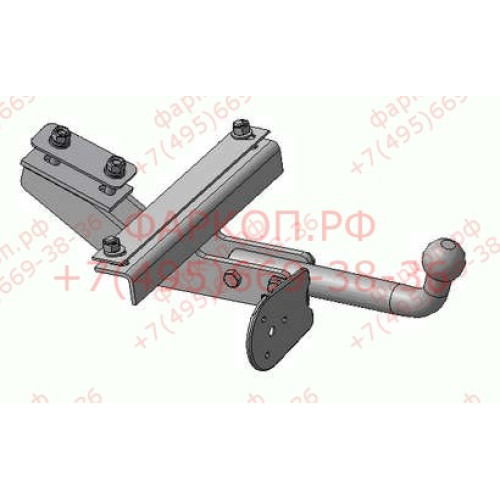 HY 14 AVTOS Фаркоп на Hyundai Matrix 2001-2010 без подрезки бампера. Тип шара: A. Нагрузки: 800/50 кг, масса фаркопа 10,5 кг (без электрики в комплекте)
