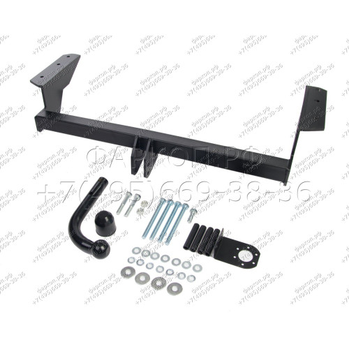 H.H09.A HALTY Фаркоп на Honda Stepwagon 2WD/4WD 2001-2005 без подрезки бампера. Тип шара: A. Нагрузки: 750/75 кг, масса фаркопа 13,4 кг