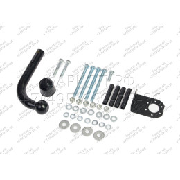 H.H09.A HALTY Фаркоп на Honda Stepwagon 2WD/4WD 2001-2005 без подрезки бампера. Тип шара: A. Нагрузки: 750/75 кг, масса фаркопа 13,4 кг