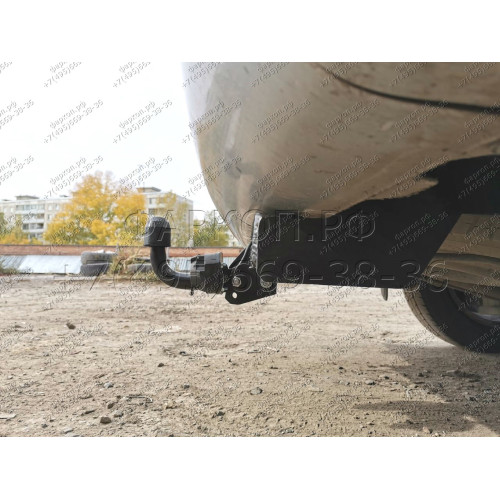 H.H09.A HALTY Фаркоп на Honda Stepwagon 2WD/4WD 2001-2005 без подрезки бампера. Тип шара: A. Нагрузки: 750/75 кг, масса фаркопа 13,4 кг