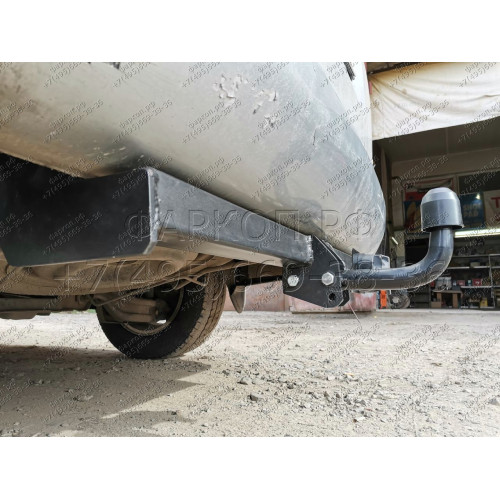 H.H09.A HALTY Фаркоп на Honda Stepwagon 2WD/4WD 2001-2005 без подрезки бампера. Тип шара: A. Нагрузки: 750/75 кг, масса фаркопа 13,4 кг