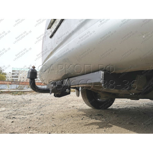 H.H09.A HALTY Фаркоп на Honda Stepwagon 2WD/4WD 2001-2005 без подрезки бампера. Тип шара: A. Нагрузки: 750/75 кг, масса фаркопа 13,4 кг