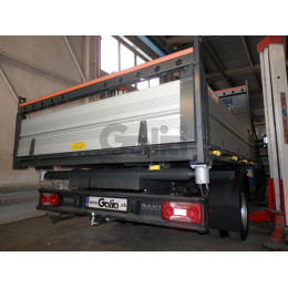 I009A GALIA Полностью оцинкованный фаркоп на Iveco Daily 1999-2014. Особенности: Удлиненная платформа, которая выходит за пределы бампера более 300 мм. Мод