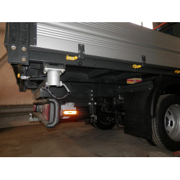 I009A GALIA Полностью оцинкованный фаркоп на Iveco Daily 1999-2014. Особенности: Удлиненная платформа, которая выходит за пределы бампера более 300 мм. Мод