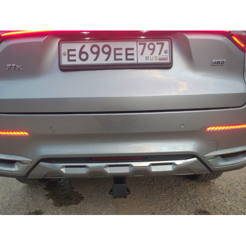 FA 1000-E Бизон Фаркоп на Haval F7 2019-2024, Haval F7x 2019-2024 без подрезки бампера. Тип шара: E (легкосъемный шар под квадрат). Нагрузки: 1500/50 кг (без электрики в комплекте)