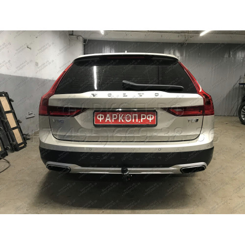 320167600001 WESTFALIA Фаркоп на Volvo V90 Cross Country 2016-. Съемное вертикальное крепление шара (на ключе). Невидимый вырез в бампере. Нагрузки 2200/150 кг, масса фаркопа 23 кг