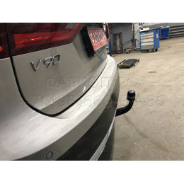 320167600001 WESTFALIA Фаркоп на Volvo V90 Cross Country 2016-. Съемное вертикальное крепление шара (на ключе). Невидимый вырез в бампере. Нагрузки 2200/150 кг, масса фа