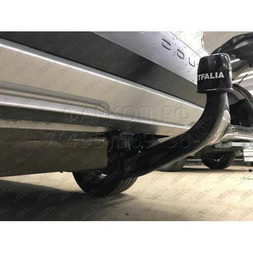 320167600001 WESTFALIA Фаркоп на Volvo V90 Cross Country 2016-. Съемное вертикальное крепление шара (на ключе). Невидимый вырез в бампере. Нагрузки 2200/150 кг, масса фаркопа 23 кг