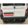 C043A GALIA Полностью оцинкованный фаркоп на Citroen Berlingo I 1996-2008, Berlingo First 2008-2012, Peugeot Partner I 1996-2008, Partner Origin 2008-2012. Особенности: для колесных баз 2690 мм и 2693 мм. Тип шара: A. Невидимый вырез бампера. Нагрузки: 11