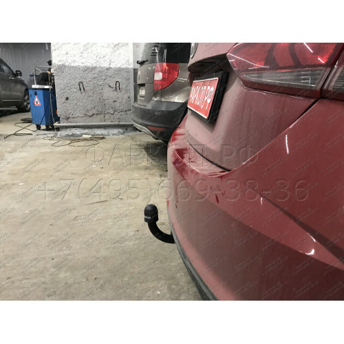 H228-A Лидер-плюс ТСУ для Hyundai Solaris 2 седан 2017-2022, Kia Rio 4 седан 2017-2020 без снятия и выреза бампера. Нагрузки: 1200/75 кг, масса фаркопа 14,1 кг (без электрики в комплекте)