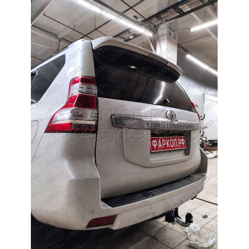 T065A GALIA Полностью оцинкованный фаркоп на Toyota Land Cruiser Prado J120 2003-2009, J150 2009-2023, Lexus GX 470 2003-2009, GX 460 2009-2023. Тип шара: A. Невидимый вырез бампера. Нагрузки: 3000/120 кг, масса фаркопа 5,62 кг