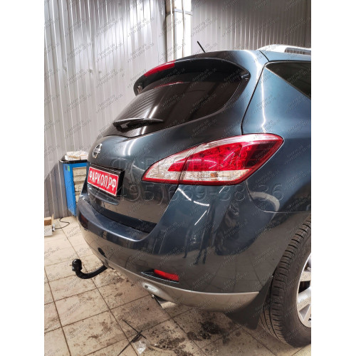4365-A ORIS Фаркоп на Nissan Murano 2008-2016. Необходима подрезка бампера. Тип шара: A. Нагрузки: 1500/75 кг, масса фаркопа 17,5 кг (без электрики в комплекте)