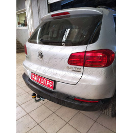 92711-A MOTODOR Фаркоп с оцинкованным шаром на Skoda Kodiaq 2017-2023 (требуется подрезка бампера), Volkswagen Tiguan II 2016-2024 (без выреза в бампере), Volkswagen Tiguan 2007-2016 (тр