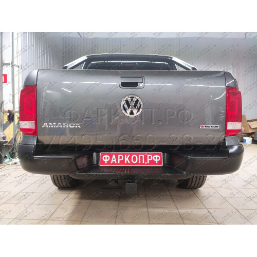 FA 0570-E Бизон Фаркоп на Volkswagen Amarok 2010-2022 без подрезки бампера. Тип шара: E (легкосъемный шар под квадрат). Нагрузки: 3200/120 кг. Не комплектуется электрикой