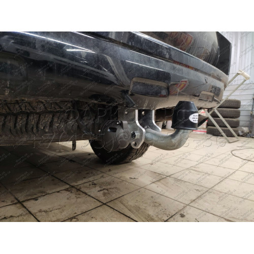 T065A GALIA Полностью оцинкованный фаркоп на Toyota Land Cruiser Prado J120 2003-2009, J150 2009-2023, Lexus GX 470 2003-2009, GX 460 2009-2023. Тип шара: A. Невидимый вырез бампера. Нагрузки: 3000/120 кг, масса фаркопа 5,62 кг
