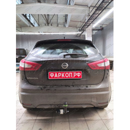 N121-A Лидер-плюс ТСУ для Nissan Qashqai 2007-2014 (необходима подрезка бампера), Qashqai 2014-2021, в т.ч. Qashqai +2 (без выреза бампера). Нагрузки: 1500/75 кг, масса фаркоп