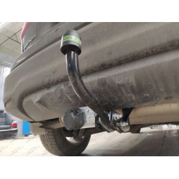 N121-A Лидер-плюс ТСУ для Nissan Qashqai 2007-2014 (необходима подрезка бампера), Qashqai 2014-2021, в т.ч. Qashqai +2 (без выреза бампера). Нагрузки: 1500/75 кг, масса фаркоп