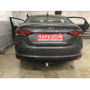 H228-A Лидер-плюс ТСУ для Hyundai Solaris 2 седан 2017-2022, Kia Rio 4 седан 2017-2020 без снятия и выреза бампера. Нагрузки: 1200/75 кг, масса фаркопа 14,1 кг (без электрики в комплекте)