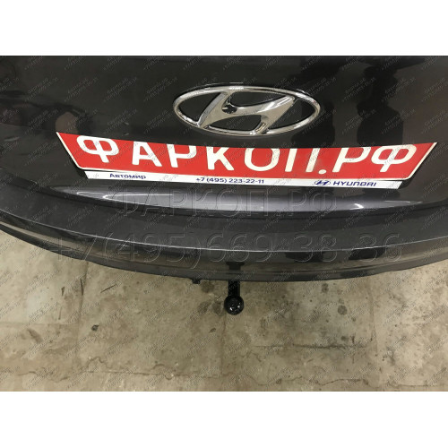 H228-A Лидер-плюс ТСУ для Hyundai Solaris 2 седан 2017-2022, Kia Rio 4 седан 2017-2020 без снятия и выреза бампера. Нагрузки: 1200/75 кг, масса фаркопа 14,1 кг (без электрики в комплекте)