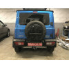 S137C GALIA Полностью оцинкованный фаркоп на Suzuki Jimny 2018-. Тип шара: C (горизонтальный съемный). Установка без выреза бампера. Нагрузки: 1400/75 кг, масса фаркопа 14,87 кг