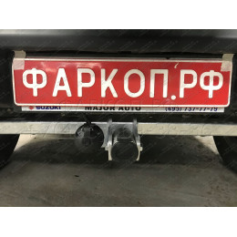 S137C GALIA Полностью оцинкованный фаркоп на Suzuki Jimny 2018-. Тип шара: C (горизонтальный съемный). Установка без выреза бампера. Нагрузки: 1400/75 кг, масс