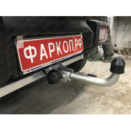 S137C GALIA Полностью оцинкованный фаркоп на Suzuki Jimny 2018-. Тип шара: C (горизонтальный съемный). Установка без выреза бампера. Нагрузки: 1400/75 кг, масс